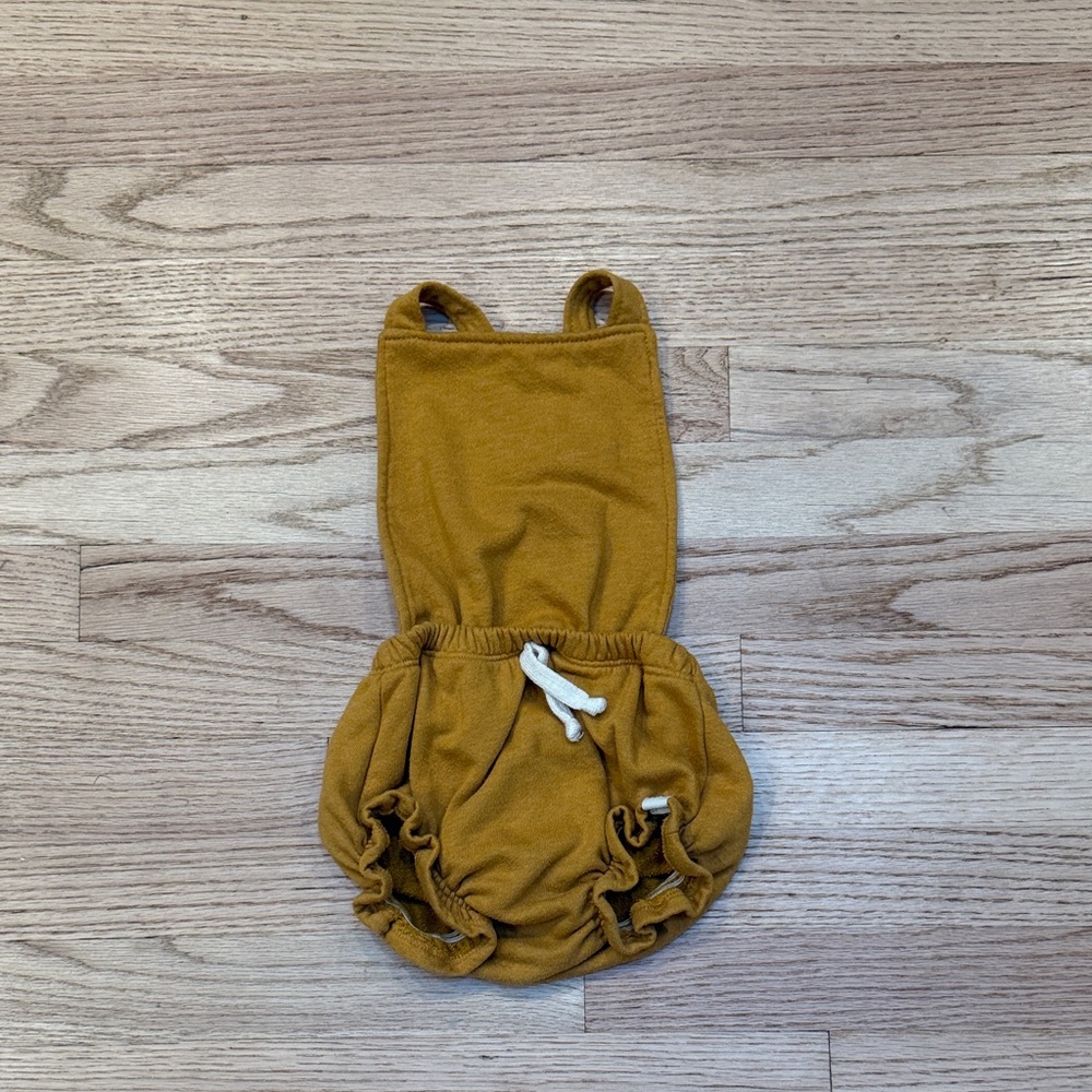 Toddler Romper Cotton - Golden Yellow